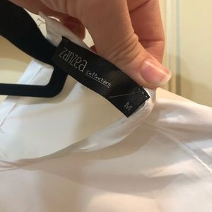 White bellsleeve top